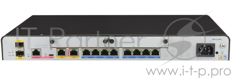 Маршрутизатор Huawei AR1220E,2GE COMBO,8GE LAN,2 USB,2 SIC (AR1220E)