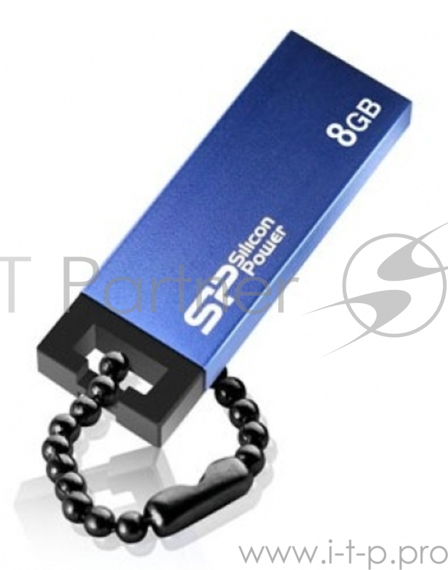 Носитель информации Silicon Power USB Drive 8Gb Touch 835 SP008GBUF2835V1T {USB2.0, iron gray}