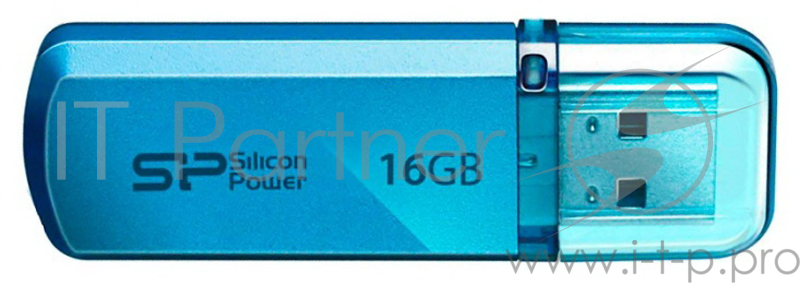 Носитель информации Silicon Power USB Drive 16Gb Helios 101 SP016GBUF2101V1B {USB2.0, Blue}