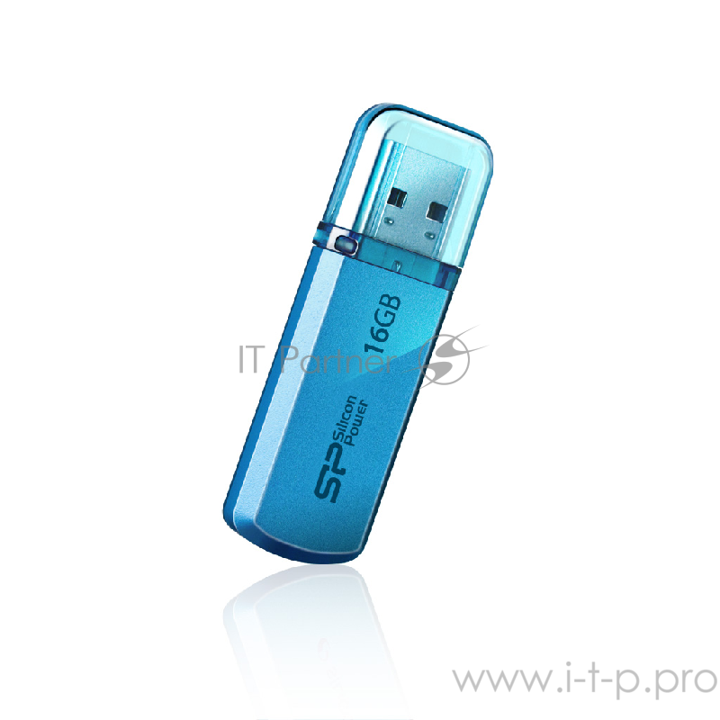 Носитель информации Silicon Power USB Drive 16Gb Helios 101 SP016GBUF2101V1B {USB2.0, Blue}