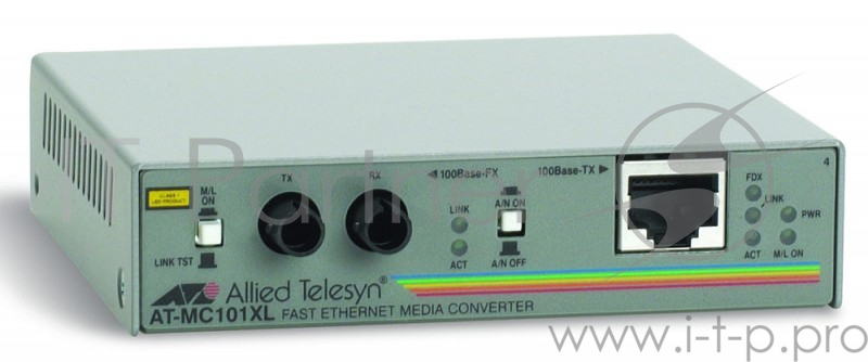 Медиаконвертер Allied Telesis AT-MC101XL-60 100TX RJ-45 to 100FX ST Fast Ethernet