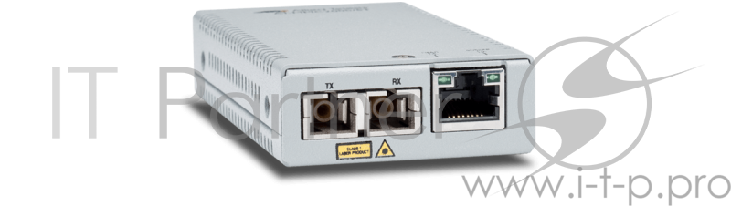 Медиаконвертер Allied telesis Mini Media Converter 10/100/1000T to 1000BASE-SX MM, SC Connector