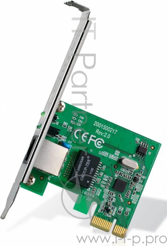 Сетевая карта TP-Link TG-3468 SOHO 32bit Gigabit PCIe, Realtek RTL8168B chipset