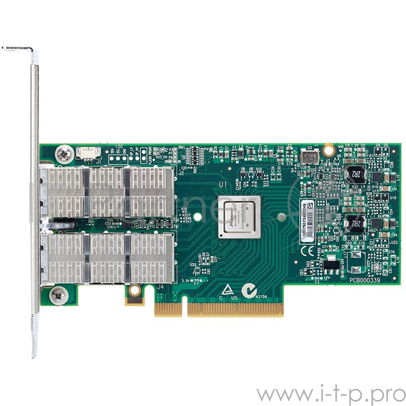 Сетевая карта Mellanox ConnectX®-3 Pro EN network interface card, 10GbE, dual port SFP+, PCIe3.0 x8 8GT/s, tall bracket, RoHS R6, hardware revision C