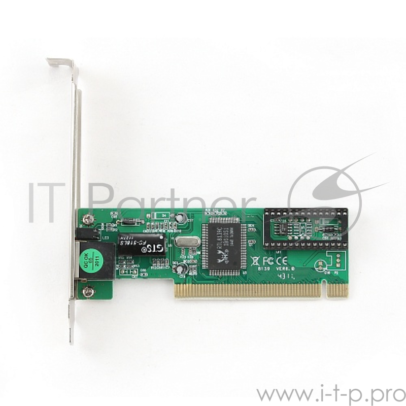Сетевой адаптер Ethernet Gembird NIC-R1 100/10, PCI, чипсет RTL8139C