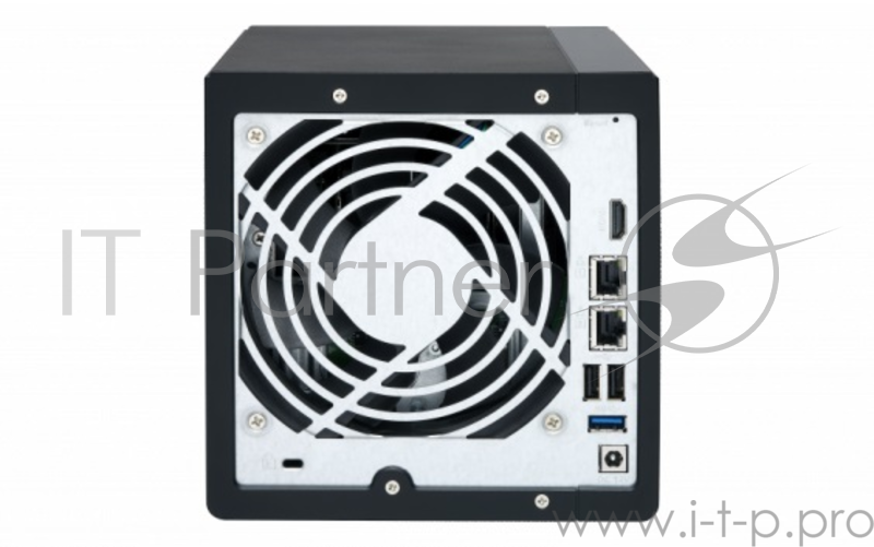 Сетевой накопитель QNAP TS-451+-2G 4 отсека для HDD, HDMI-порт. Intel Celeron J1900 2,0 ГГц, 2ГБ.