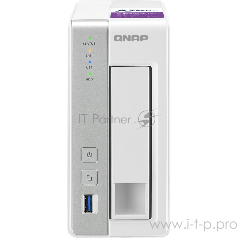 СХД настольное исполнение 1BAY NO HDD USB3 TS-131P QNAP