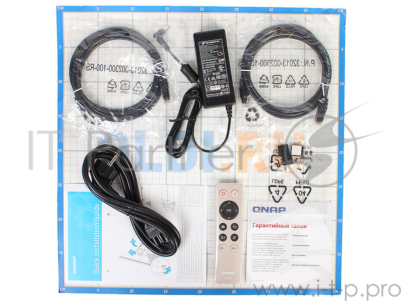 Сетевой накопитель TBS-453A-8G-960GB Сетевой RAID-накопитель, 960 Гбайт , HDMI-порт. Четырехъядерный Intel Celeron N3150 1,6 ГГц, 8 Гбайт.