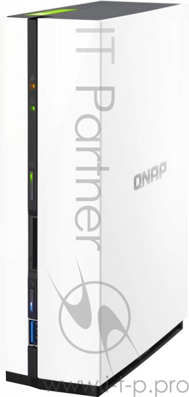 Сетевое хранилище без дисков soho QNAP D1 NAS, 1-tray w/o HDD. Dual-core ARM 1.1 GHz, 1 GB RAM. 1 x Gigabit LAN, 1 X USB 3.0 (Front), 1 X USB 2.0 (Rear)