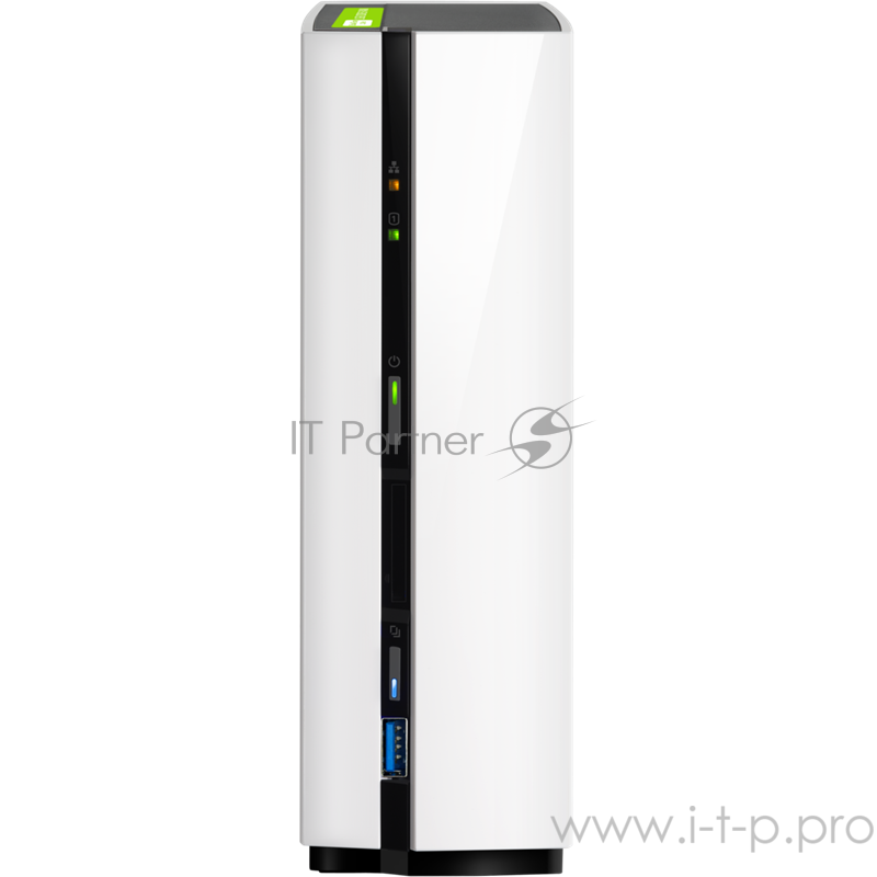 Сетевое хранилище без дисков soho QNAP D1 NAS, 1-tray w/o HDD. Dual-core ARM 1.1 GHz, 1 GB RAM. 1 x Gigabit LAN, 1 X USB 3.0 (Front), 1 X USB 2.0 (Rear)