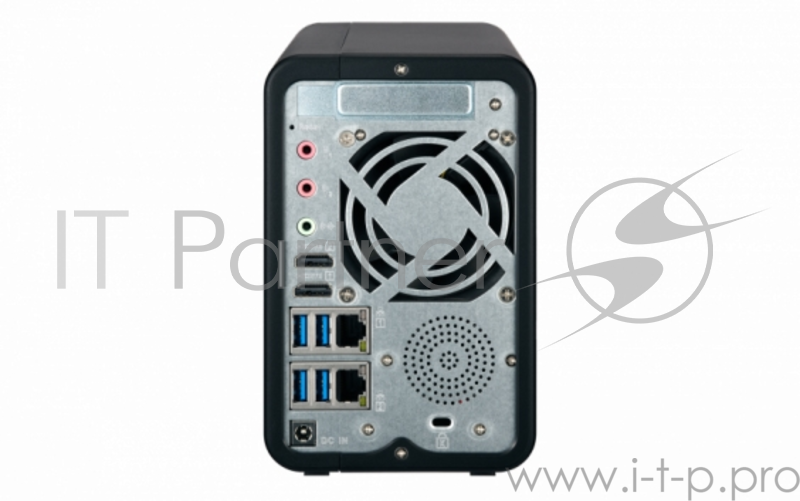 Сетевое хранилище без дисков SMB QNAP TS-253B-8G NAS, 2-tray w/o HDD. 2xHDMI-port. Quadcore Celeron J3455 1.5-2.3 GHz, 8GB DDR3L (2 x 4GB), 2xGigabit LAN, Optional 10 Gigabit LAN
