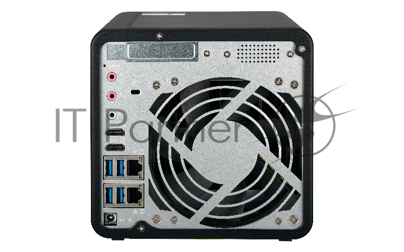 Сетевое хранилище без дисков SMB QNAP TS-453Be-2G NAS, 4-tray w/o HDD. 2xHDMI-port. Quadcore Celeron J3455 1.5-2.3 GHz, 2GB DDR3L (1 x 2GB) up to 8GB, 2xGigabit LAN, Optional 10 Gigabit LAN, 5 x USB 3.0