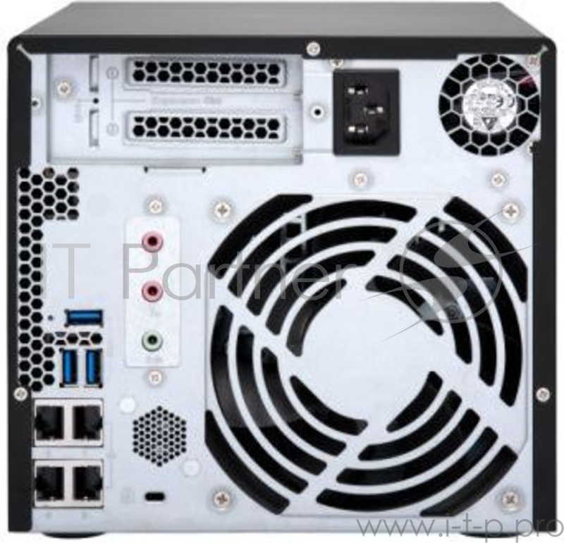 Сетевое хранилище без дисков channel QNAP TS-473-4G NAS, 4-tray w/o HDD, 2xM.2 SSD Slot. Quad-сore AMD quad-core 2.1 GHz up to 3.4 GHz , 4GB DDR4 (2 x 4GB) up to 64GB (4 x 16GB), 4x Gigabit LAN