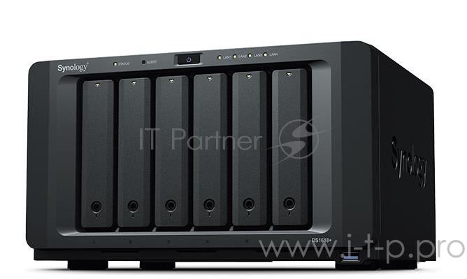 СХД настольное исполнение 6BAY NO HDD DS1618+ SYNOLOGY