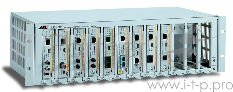 Шасси Allied Telesis (AT-MCR12) 12slot media converter rackmount with redundant power option