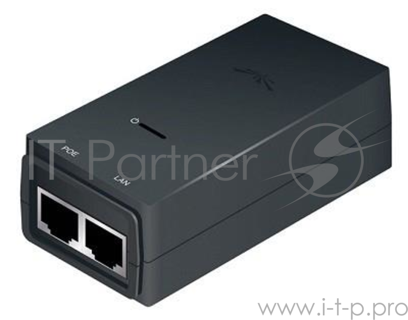 Сетевое оборудование UBIQUITI POE-24-12W(EU) блок питания с PoE, 220 VAC -> 12VDC, 0,5A - для абонентов