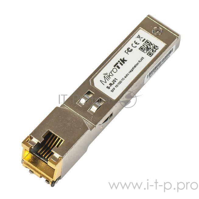 Модуль 1GBE RJ45 SFP S-RJ01 MIKROTIK