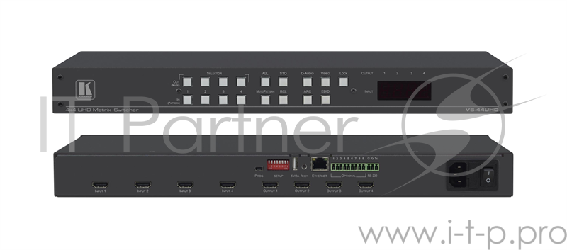 Матричный коммутатор Kramer VS-44UHD 4х4 HDMI поддержка 4K60 4:2:0