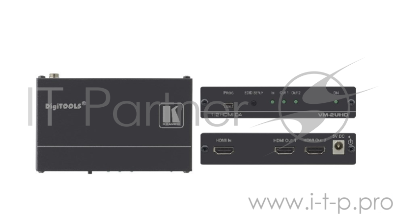 Усилитель-распределитель Kramer VM-2UHD 1:2 HDMI UHD поддержка 4K60 4:2:0