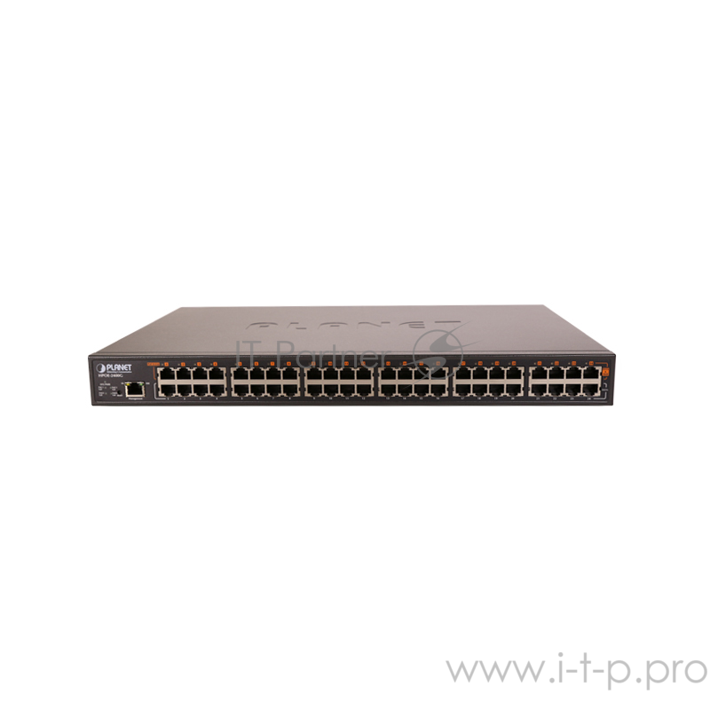 Управляемый хаб HPOE-2400G PoE инжекторов, встроенный БП 24-Port 802.3at 30w Managed Gigabit High Power over Ethernet Injector Hub (full power - 720W)
