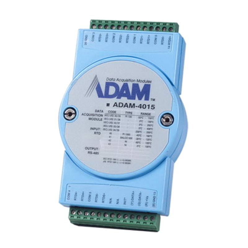 Модуль ввода ADAM-4015-CE , 6 каналов ового ввода сигнала с термосопротивления, Modbus RTU/ASCII Advantech