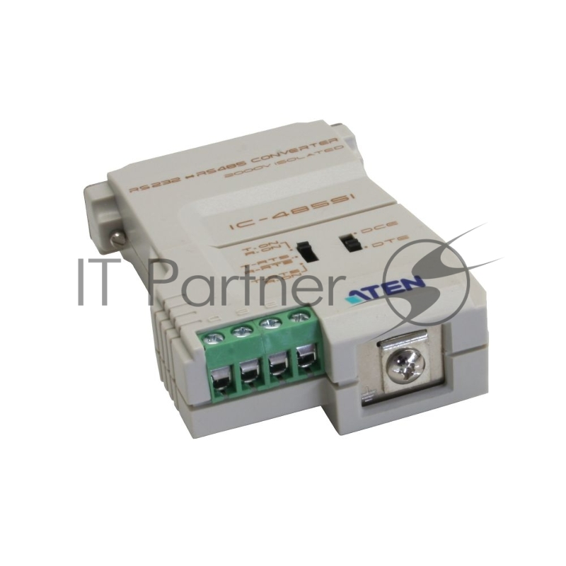 Конвертер, RS-232<=>RS-485/422, DB25>4 винта + RJ11, Female, Б.П. DC 9V, (до 32 подкл.изоляция до 2000V DC) RS232C TO RS485 (RS422) CONVER