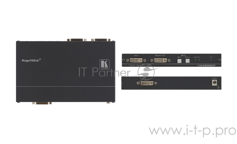 Усилитель-распределитель Kramer Electronics VM-200HDCP 1:2 сигнала DVI с поддержкой HDCP