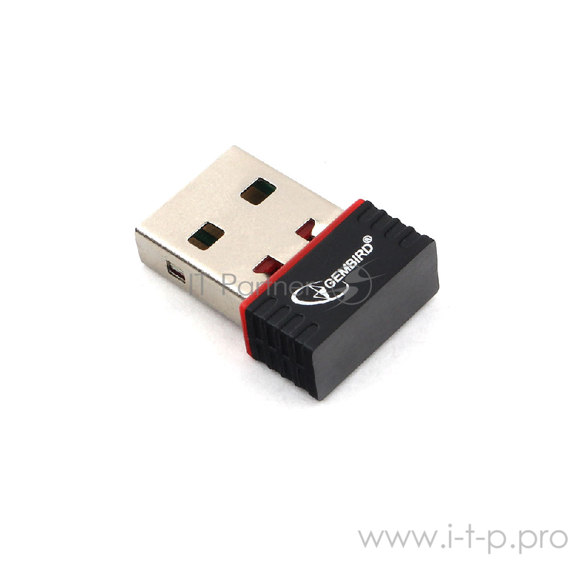 Сетевой микро адаптер WiFi Gembird 150 Мбит, USB, 802.11b/g/n
