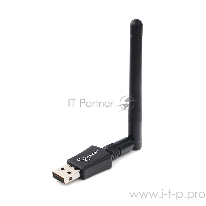 Сетевой двухдиапазонный Wi-Fi USB-адаптер Gembird 600 Мбит, USB, 802.11b/g/n/ac/а