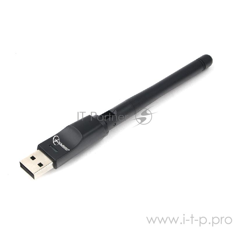 Сетевой адаптер WiFi Gembird 150 Мбит, USB, 802.11b/g/n