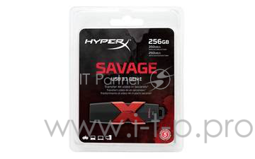 Носитель информации Kingston USB Drive 256Gb HyperX HXS3/256GB {USB3.0}