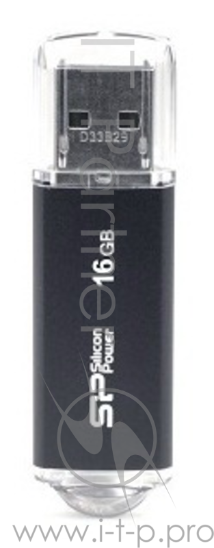 Носитель информации Silicon Power USB Drive 16Gb Ultima II SP016GBUF2M01V1K {USB2.0, Black}