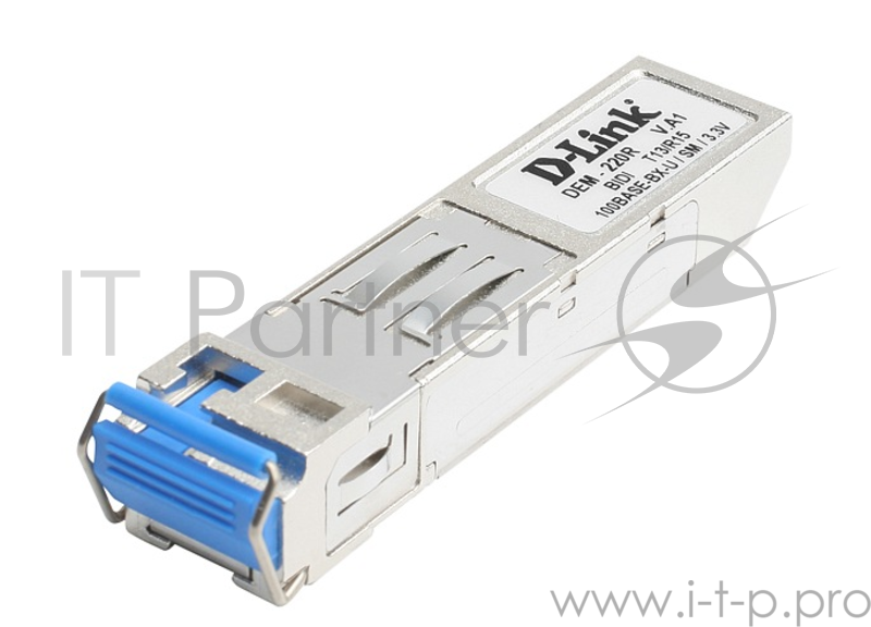 Трансивер D-Link DEM-220R 100Base-BX-U Single-Mode 20KM SFP TX-1310/RX-1550nm