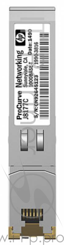 Трансивер HP (JD089B) X120 1G SFP RJ45