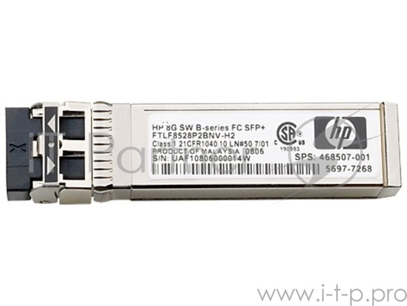 Сетевое оборудование HP AJ716B HP 8Gb Short Wave B-Series SFP+ 1 Pack