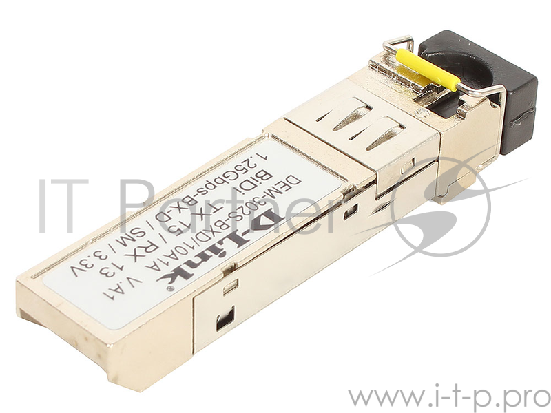 Модуль D-Link DEM-302S-BXD/10A1A (10шт. в коробке) WDM SFP-трансивер с 1 портом 1000BASE-BX-D (Tx:1550 нм, Rx:1310 нм) для одномодового оптического ка