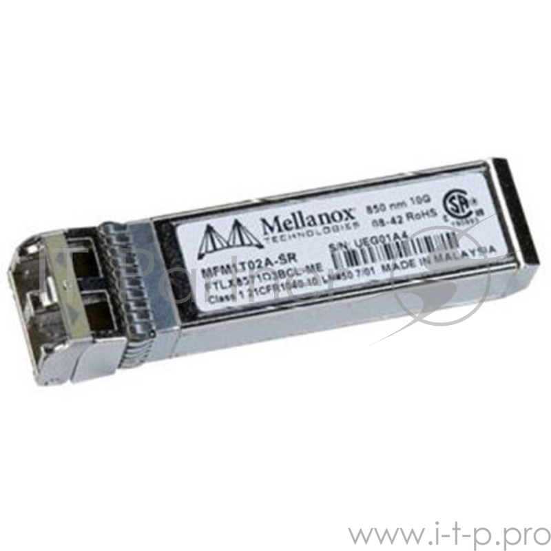 Трансивер Mellanox® SFP+ optical module for 10GBASE-SR