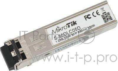Сетевое оборудование Mikrotik S-85DLC05D SFP module 1.25G MM 550m 850nm