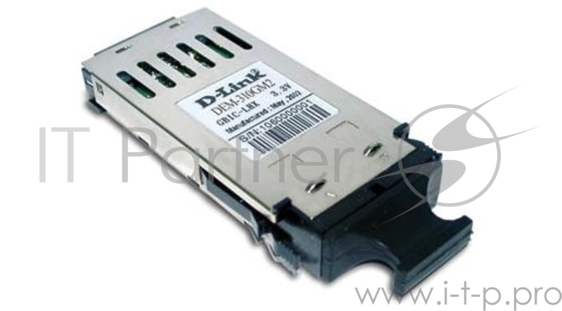 Модуль D-Link DEM-310GM2 GBIC-трансивер с 1 портом 1000Base-SX для многомодового оптического кабеля (до 2 км)
