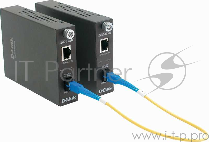 Конвертер D-Link 1000Base-T to 1000Base-LX (up to 15 km, SC) Single Fiber Bi-Direction Media Converter