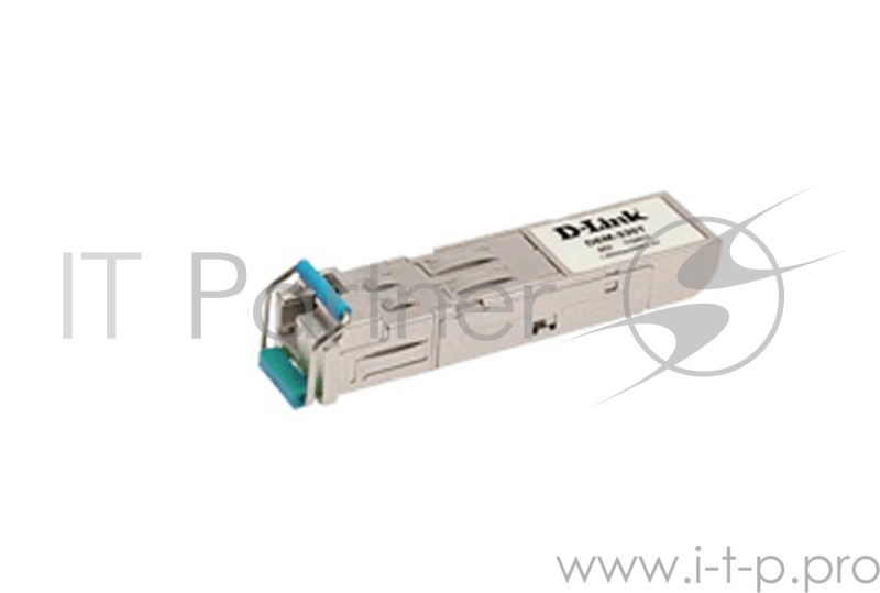 Трансивер сетевой D-Link DEM-331R/20KM/DD/E1A 1000BASE-LX Single-mode 20KM WDM SFP Tranceiver, support 3.3V power, LC connector