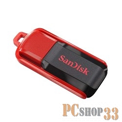 носитель информации SanDisk USB Drive 64Gb Cruzer Switch SDCZ52-064G-B35 {USB2.0, Black-Red}