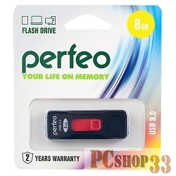 Носитель информации Perfeo USB Drive 64GB S05 Black PF-S05B064 USB3.0