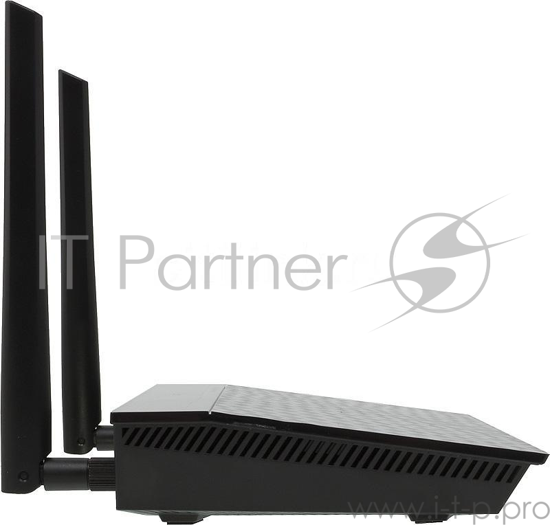 Маршрутизатор беспроводной Asus RT-N12 10/100BASE-TX черный