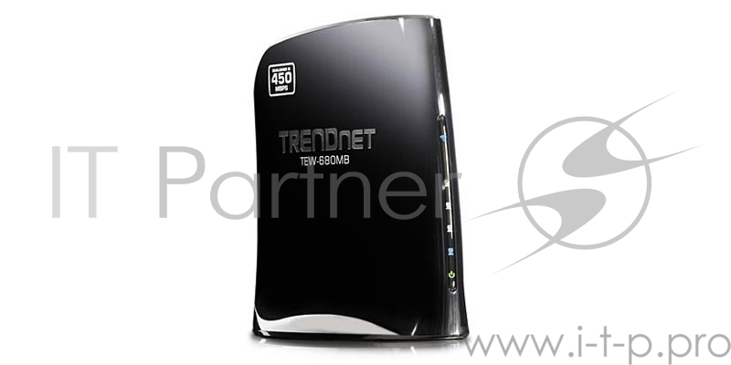 Сетевое оборудование TRENDNet TEW-680MB 4-х портовый Wi-Fi адаптер стандарта 802.11 Dual Band N 450 Мбит/с