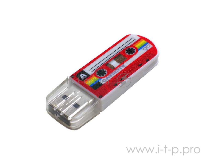 носитель информации Verbatim USB Drive 32Gb Mini Cassette Edition Red 49392 {USB2.0}