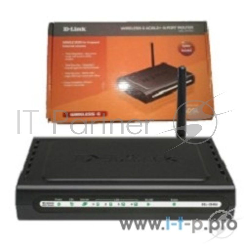 Модем D-Link DSL-2640U/RB/U2A Беспроводной маршрутизатор ADSL2+ (Annex B) с поддержкой Ethernet WAN