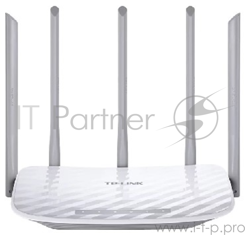 Сетевое оборудование TP-LINK SOHO Archer C60- AC1350 Двухдиапазонный Wi-Fi роутер Быстрый Wi-Fi на частоте 2,4 ГГц (до 450 Мбит/с) и 5 ГГц (до 867 Мбит/с) Wi-Fi стандарта AC повышает производительность беспроводных устройств