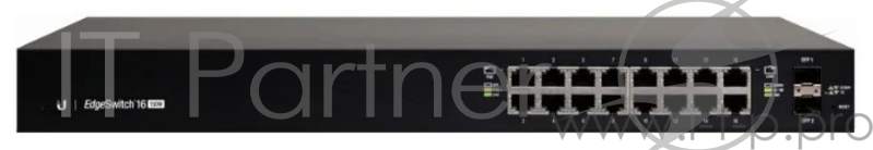 Сетевое оборудование Ubiquiti ES-16-150W-EU Коммутатор PoE 16xGigabit RJ45 PoE, 2xSFP ports