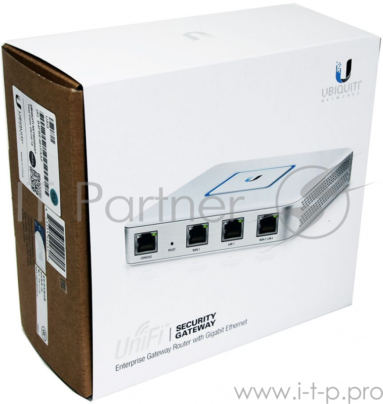 Сетевое оборудование Ubiquiti USG-EU Маршрутизатор Ubiquiti UniFi Security Gateway